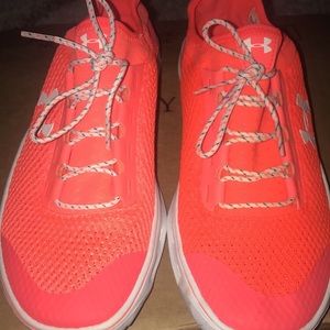 New Under Armour orange sneakers!